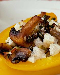 Фаршированный перец с грибами