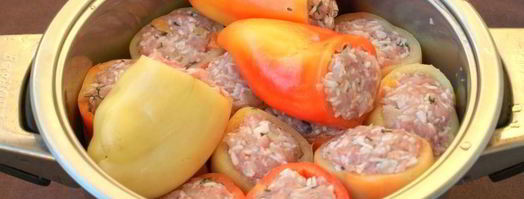 фаршированный перец с индейкой. Шаг 5