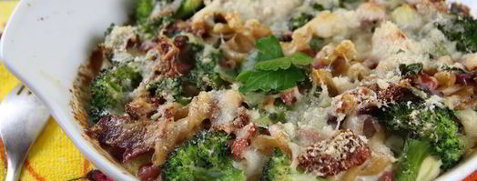 гратен из пасты и овощей. Шаг 8