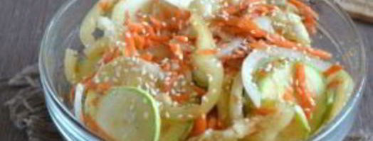 кабачки по-корейски. Шаг 8