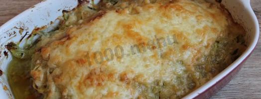 кабачки с фаршем и картофелем в духовке. Шаг 11