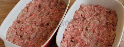 кабачки с фаршем и картофелем в духовке. Шаг 3