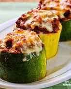 Кабачки с фаршем в мультиварке