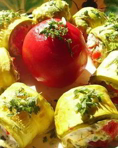 Кабачки с фаршем