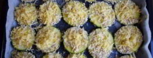 кабачки в духовке с сыром и чесноком. Шаг 3