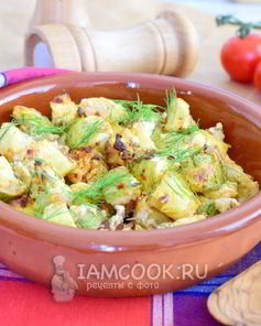 Кабачки в сметане в духовке