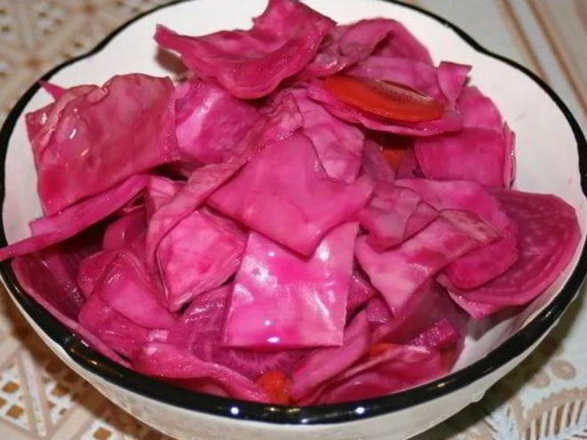 Рецепт капусты с чесноком в маринаде