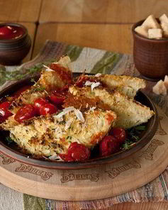 Капуста, запеченная под сырной корочкой