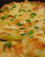 Картофель дофине, запеченный под сыром