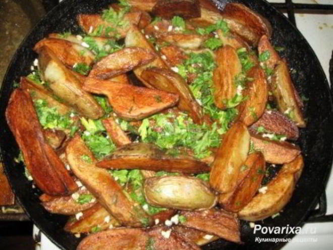 Рецепт картофеля в кляре