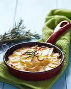 Картофельный гратен с белым вином