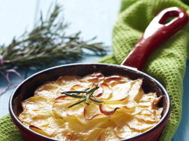 Рецепт картофельного гратен с белым вином