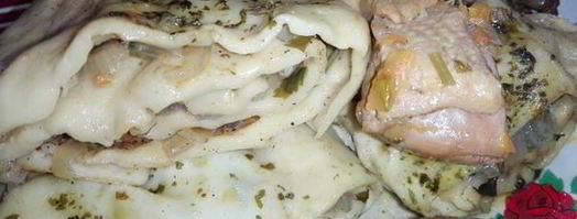 луковая катлама с тушеной уткой. Шаг 12