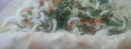 луковая катлама с тушеной уткой. Шаг 9