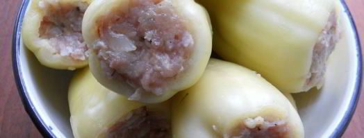 перец фаршированный куриным фаршем в мультиварке. Шаг 4