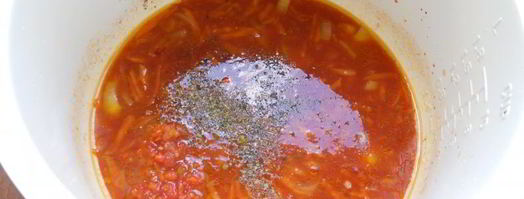 перец фаршированный куриным фаршем в мультиварке. Шаг 5