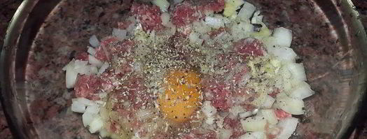 цветная капуста, запеченная с мясным фаршем. Шаг 2