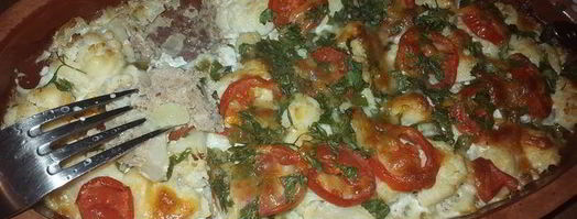 цветная капуста, запеченная с мясным фаршем. Шаг 10