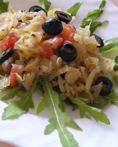 Тушеная капуста по-итальянски