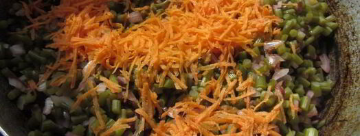 тушеные чесночные стрелки. Шаг 5