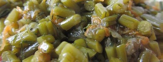 тушеные чесночные стрелки. Шаг 8