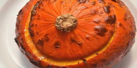 Тыква фаршированная мясом и рисом