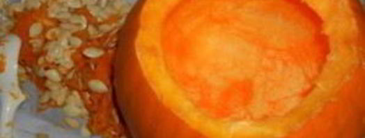 тыква фаршированная мясом и рисом. Шаг 2