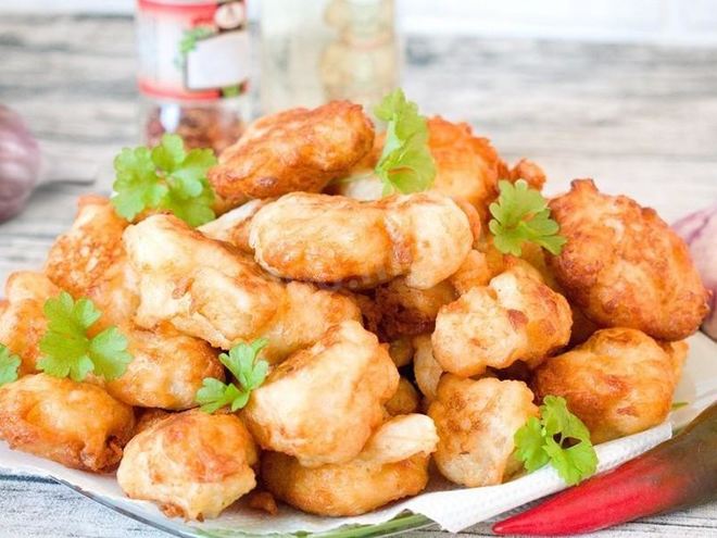 Рецепт замороженной цветной капусты в кляре