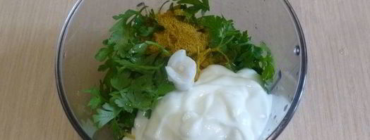 запеченная цветная капуста с ананасами и индийской заправкой. Шаг 3