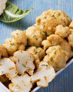 Запеченная цветная капуста в кляре