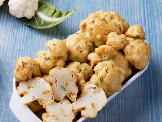 Рецепт запеченной цветной капусты в кляре