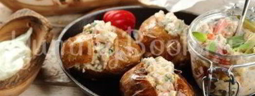 запеченный фаршированный картофель. Шаг 6