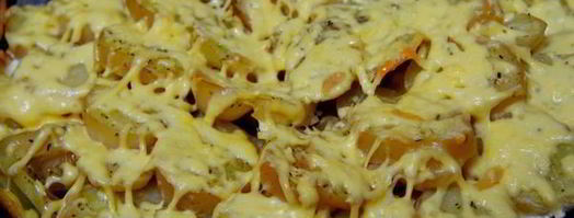 запеченный картофель в сливках с сыром. Шаг 4