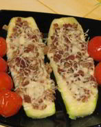 Запеченные кабачки — лодочки