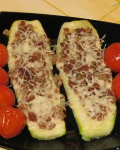 Запеченные кабачки — лодочки