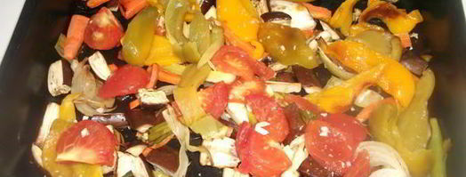 запеченные в духовке овощи. Шаг 7