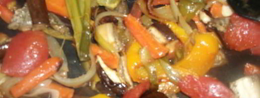 запеченные в духовке овощи. Шаг 8