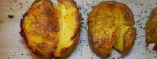 запеченый картофель с соусом из авокадо. Шаг 4