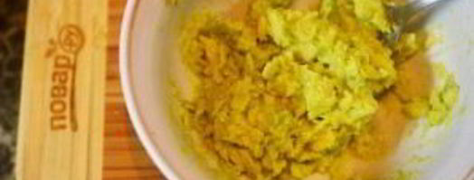 запеченый картофель с соусом из авокадо. Шаг 7