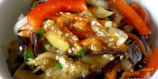 Жареные баклажаны с медом