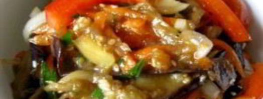 жареные баклажаны с медом. Шаг 9