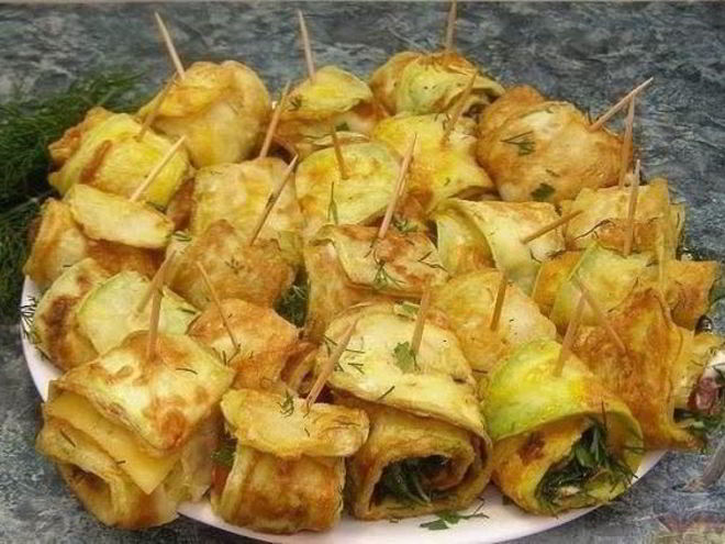 Рецепт жареных кабачков тещин язык