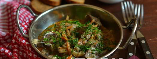 говяжья печень в мультиварке. Шаг 7