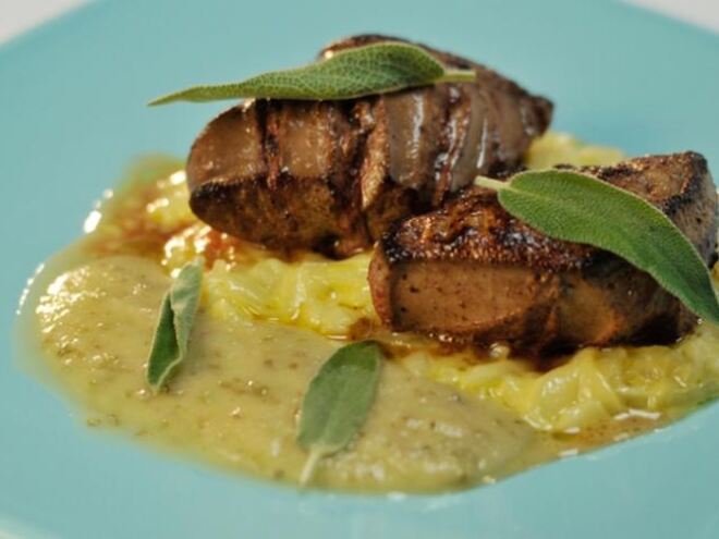 Рецепт говяжьей печенки с томленым луком