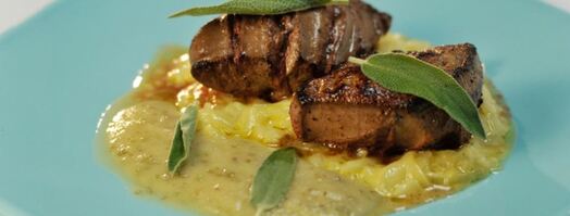 говяжья печенка с томленым луком. Шаг 4