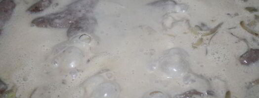 индюшиная печень в сметанно-луковом соусе. Шаг 8