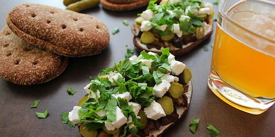 Краюшки с куриной печенью