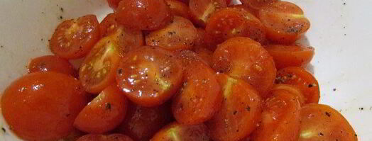 креспелле с печенью, нутом и помидорами черри. Шаг 3