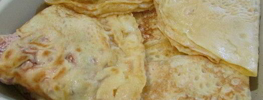 креспелле с печенью, нутом и помидорами черри. Шаг 8