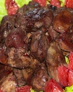 Куриная печень по-анжуйски